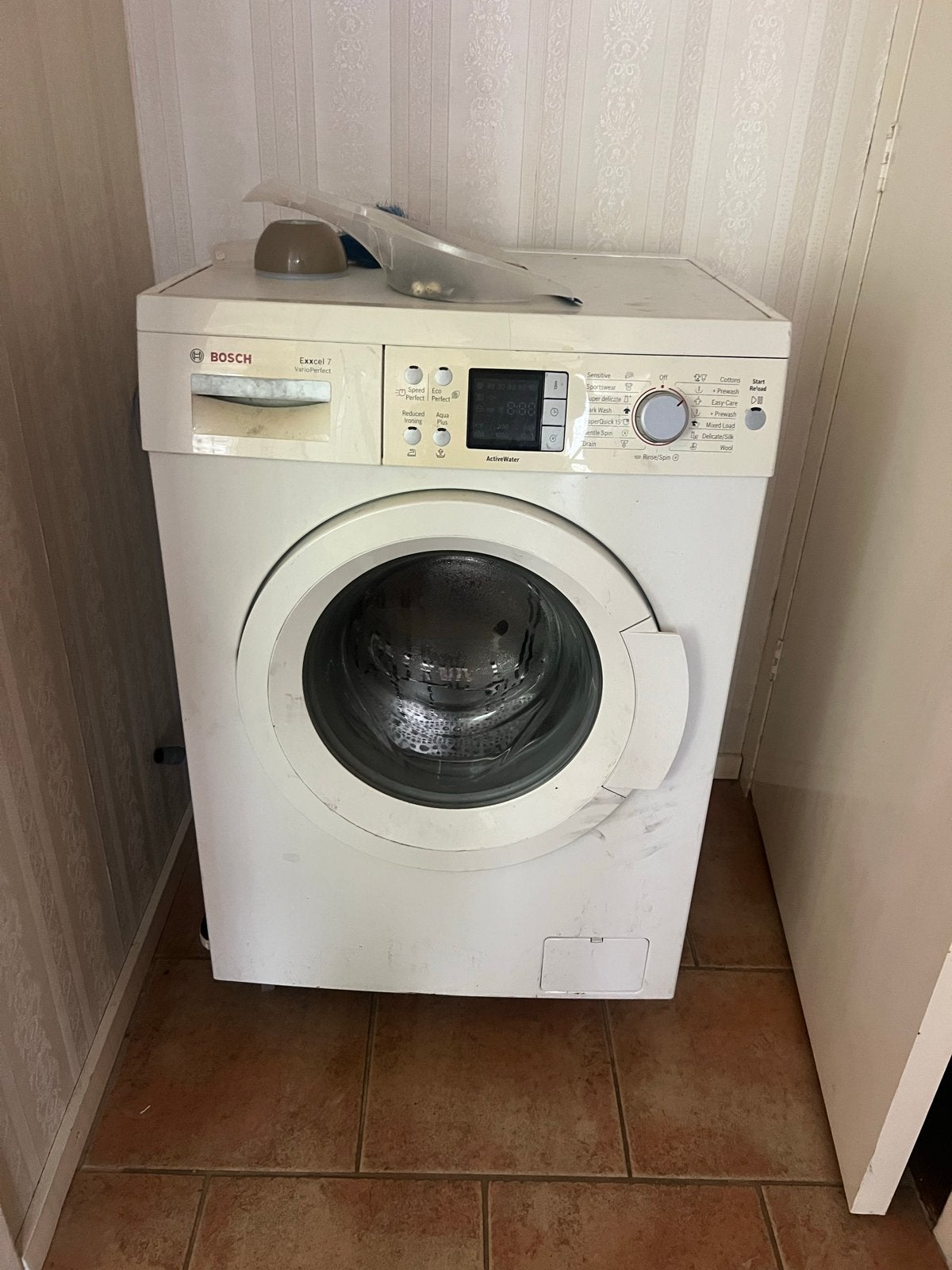 Bosch Wasmachine - FOUT/KAPOT GRATIS, Gebruikt, Ophalen of Verzenden, Voorlader, 85 tot 90 cm