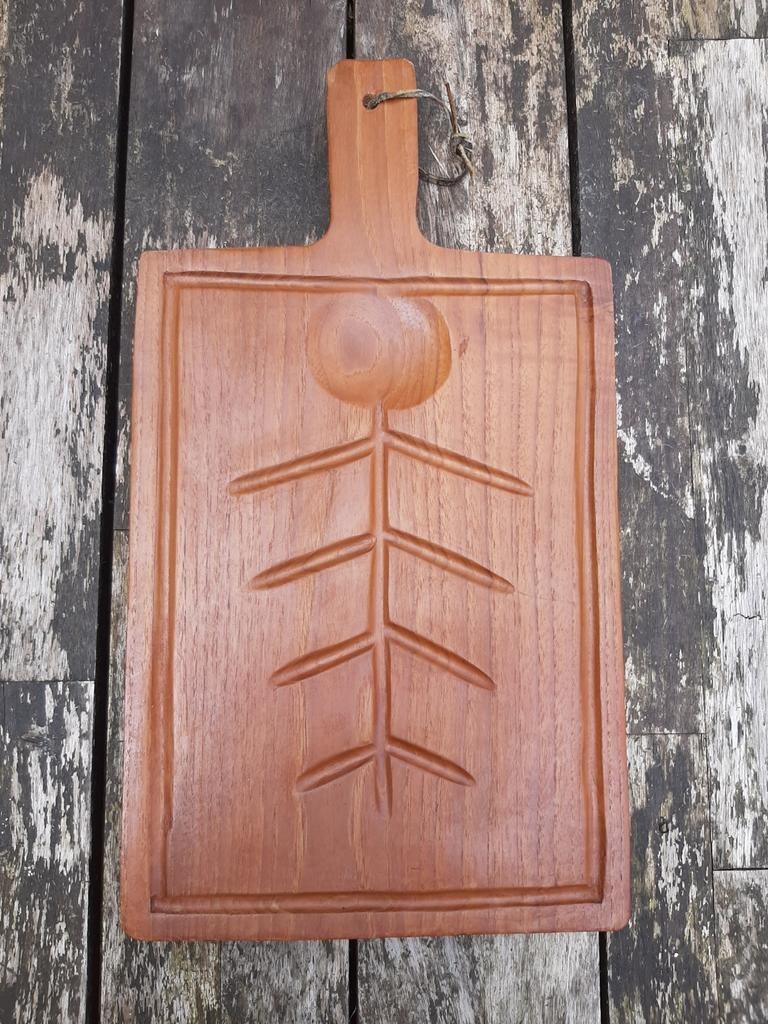 Grote zware hapjesplank borrelplank, Ophalen of Verzenden, Zo goed als nieuw, Glas of Kopje