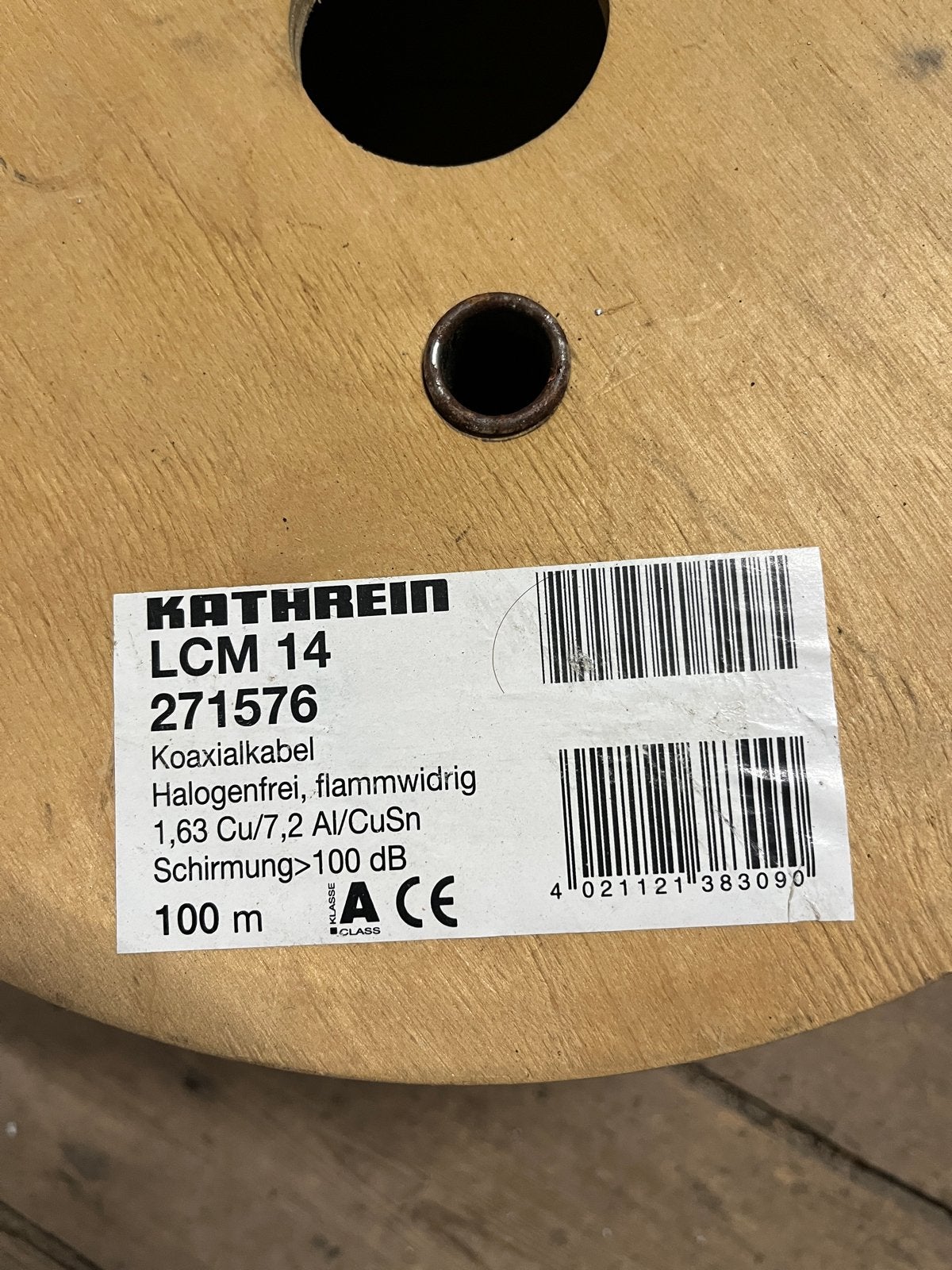 KATHREIN Koaxkabel LCM 14, 100m, Halogeenvrij, Audio, Tv en Foto, Audiokabels en Televisiekabels, Ophalen, Nieuw, 10 meter of meer