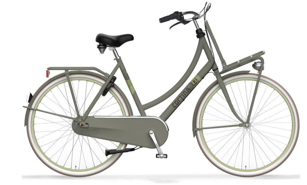 Transportfiets Cortina U4 7v 2025 - mat groen - maat D50, Ophalen, Staal, Overige typen, Zo goed als nieuw