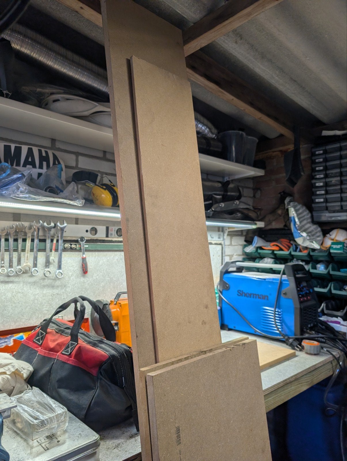 MDF planken 18mm 9mm - Diverse maten, Ophalen, Minder dan 25 mm, Zo goed als nieuw, 200 tot 250 cm