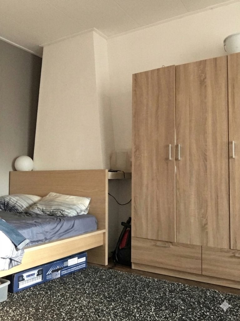 Kledingkast 3 deuren 2 laden licht eiken, Huis en Inrichting, Kasten | Kledingkasten, 100 tot 150 cm, Eikenhout, Scandinavisch