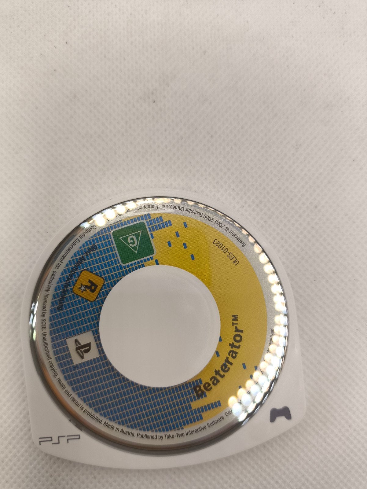 Beaterator psp game, 3 spelers of meer, Ophalen of Verzenden, Zo goed als nieuw, Vanaf 3 jaar