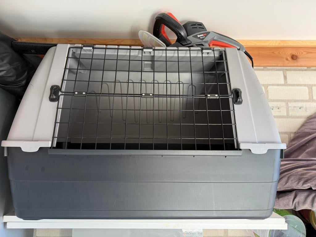 Honden transportbox, Dieren en Toebehoren, Ophalen, Zo goed als nieuw, Minder dan 65 cm