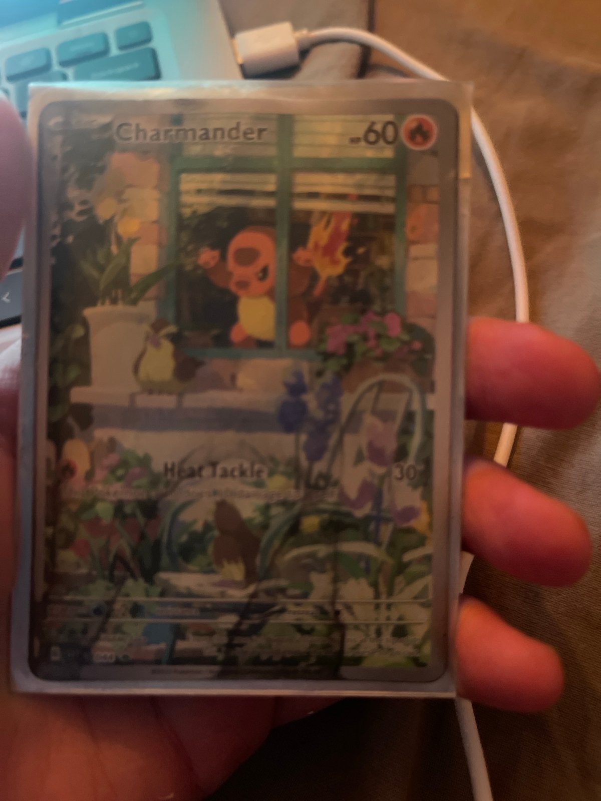 Zeldzame Charmander Pokémon kaart, Ophalen of Verzenden, Zo goed als nieuw, Losse kaart