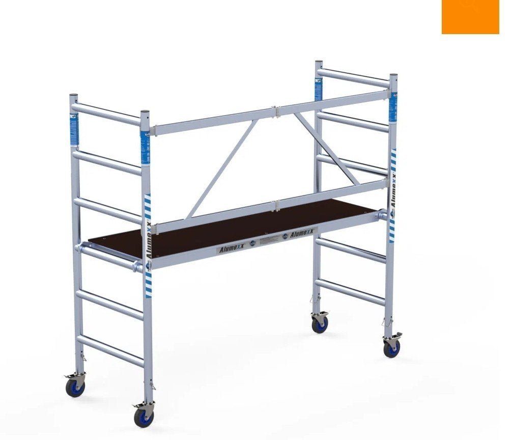 steiger, Doe-het-zelf en Verbouw, Ophalen of Verzenden, Zo goed als nieuw, Rolsteiger of Kamersteiger, Minder dan 2 meter