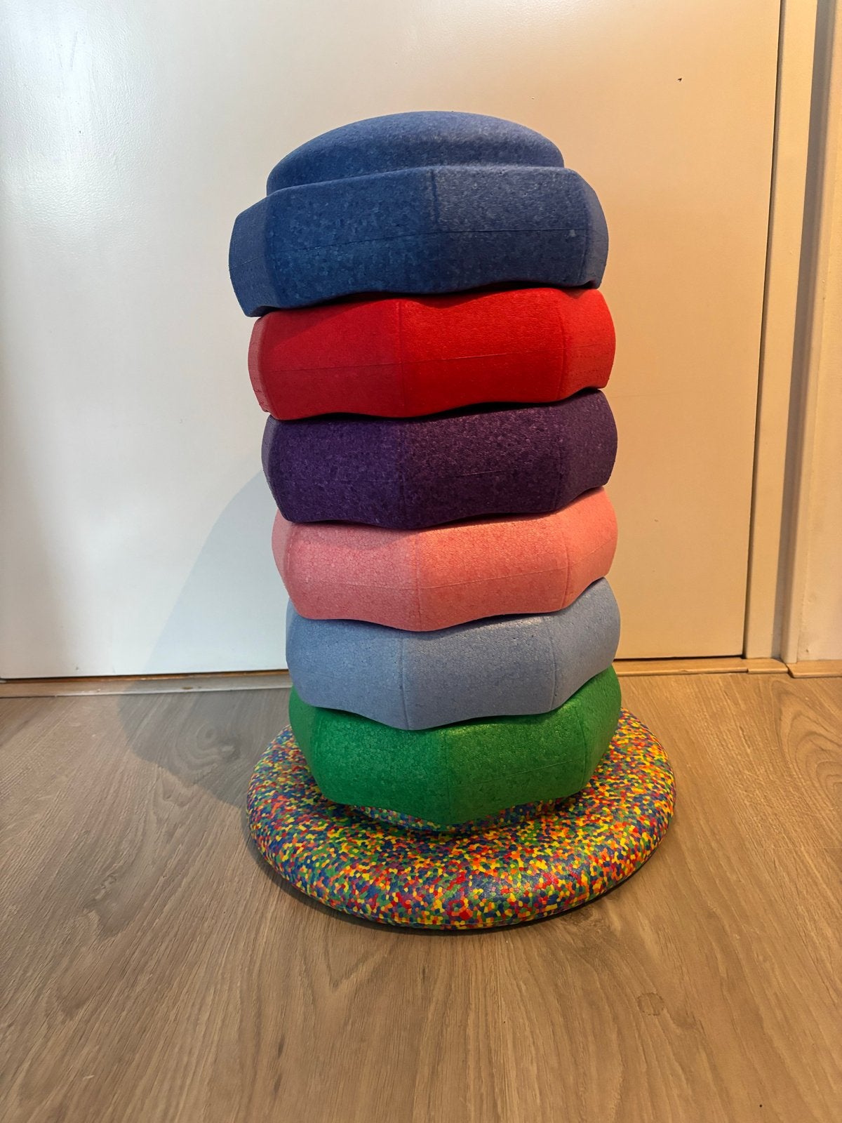 Stapelstenen met Confetti Balance board, Ophalen, Gebruikt, Bouwen