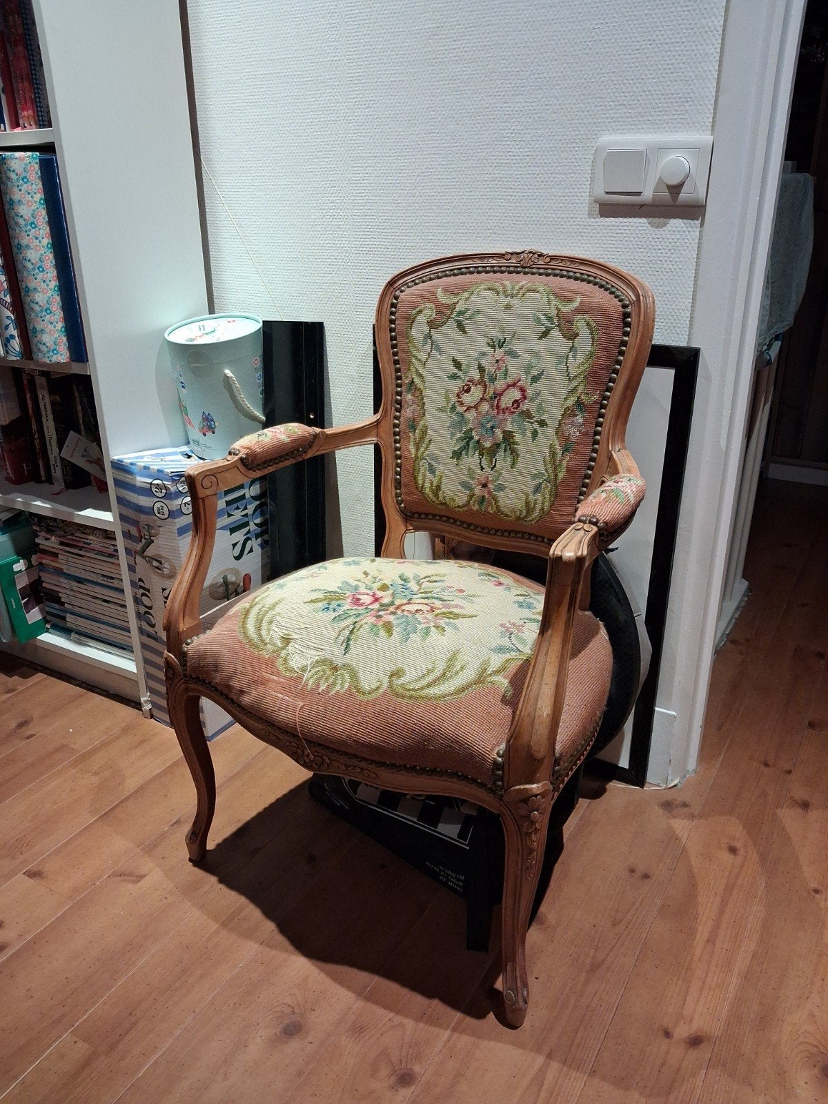 Lodewijk stoel, Brocante, Antiek en Kunst, Antiek | Meubels | Stoelen en Banken, Ophalen