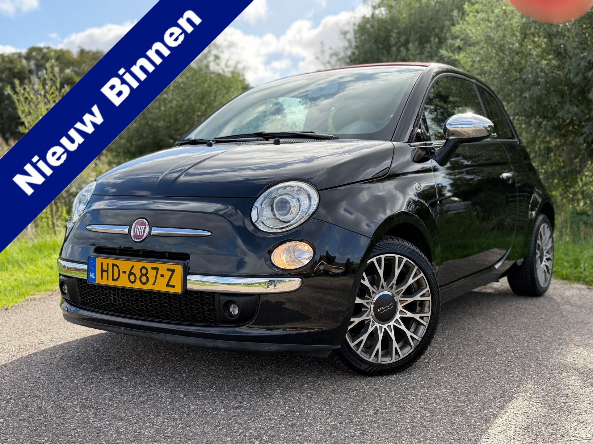 Fiat 500 C 0.9 TwinAir Rock / Cabrio / 86PK / Airco / Leder, Auto's, Euro 5, 86 pk, Gebruikt, 31 €/maand
