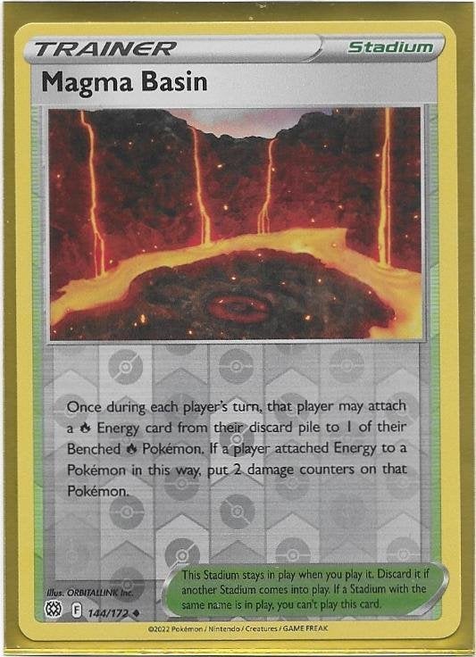 Brilliant Stars,  Magma Basin [reverse] 144/172, Verzenden, Nieuw, Losse kaart