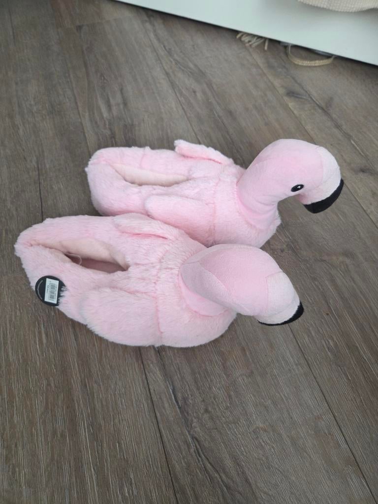Roze Flamingo Pantoffels - Maat 39, Nieuw, Ophalen of Verzenden, Roze, Pantoffels of Sloffen