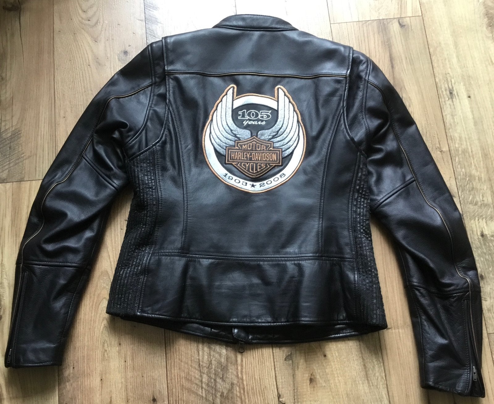 Harley Davidson dames leren jas maat 38/40, Motoren, Ophalen of Verzenden, Tweedehands, Dames, Jas | leer