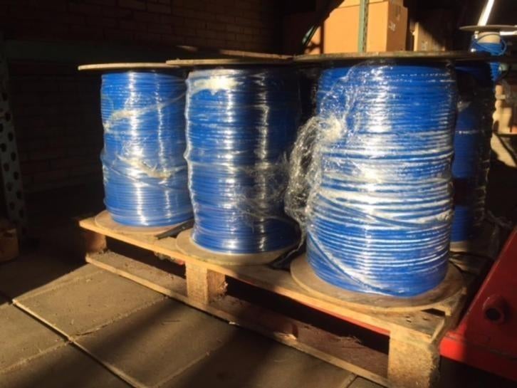 0644. FTP kabel / cat 7 / per haspel / per meter, Computers en Software, Pc- en Netwerkkabels, Nieuw, Ophalen