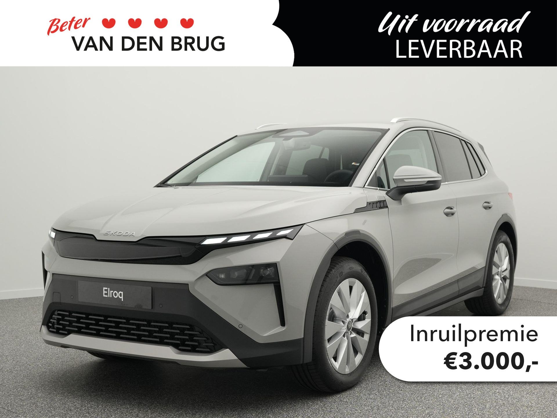 Skoda Elroq Business Edition 85 | Trekhaak | Stoelverwarming, Auto's, Skoda, Automaat, Leder en Stof, 286 pk, Nieuw