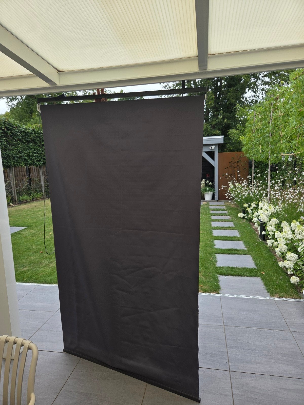 4 Nieuwe Rolgordijnen voor overkapping in Doos - Ongebruikt, Ophalen, Nieuw, Overige typen