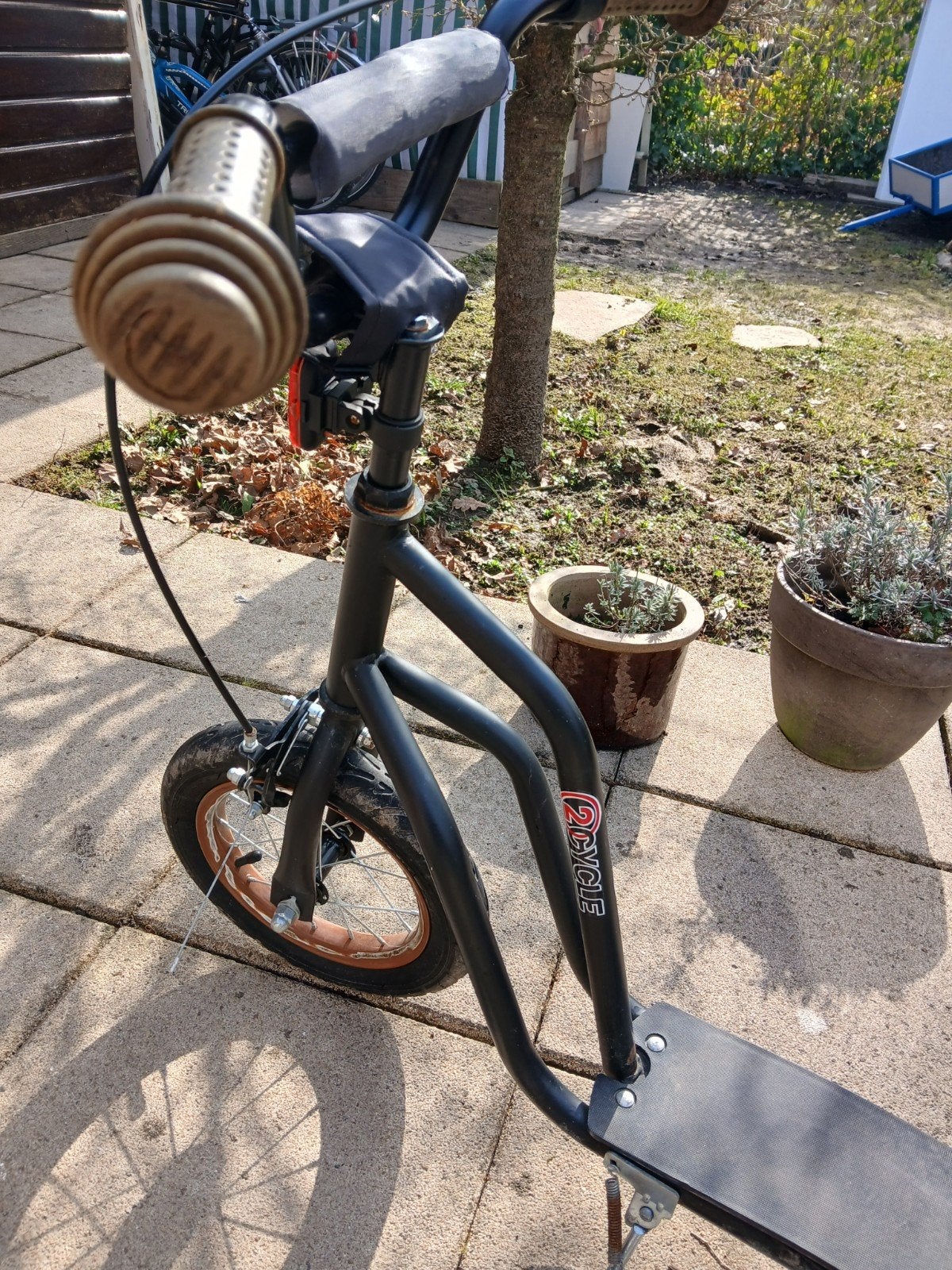 Kinderstep met luchtbanden 12 inch, Ophalen, Gebruikt, Minder dan 14 inch