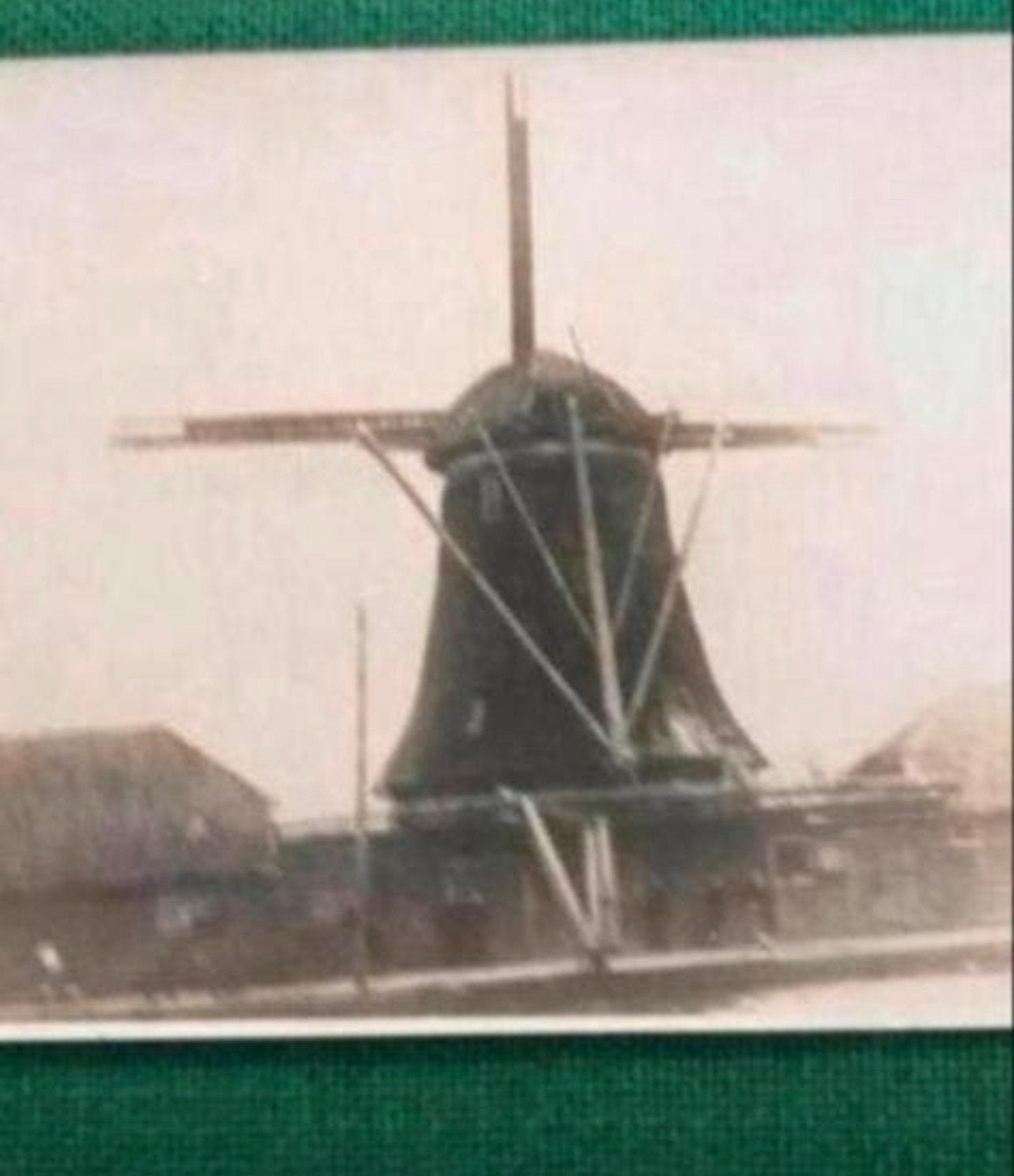 Oude foto molen 'De Eenhoorn' Wormerveer, Zuideinde (gesloop, Gebruikt, Foto, Ophalen of Verzenden, Gebouw