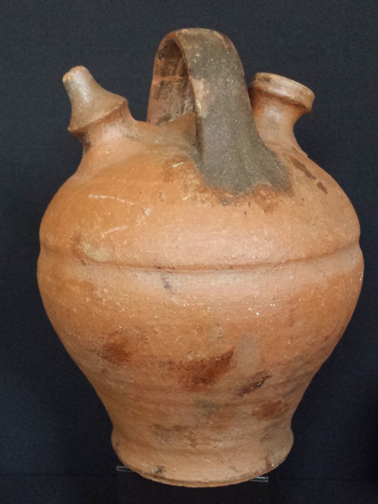Spaanse Terracotta KRUIK voor Water of Wijn ~ Antiguo BOTIJO, Ophalen of Verzenden