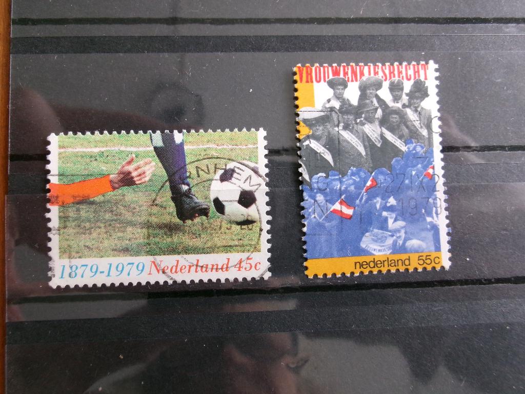 1979 - voetbal en vrouwenkiesrecht (761c), Verzenden, Gestempeld