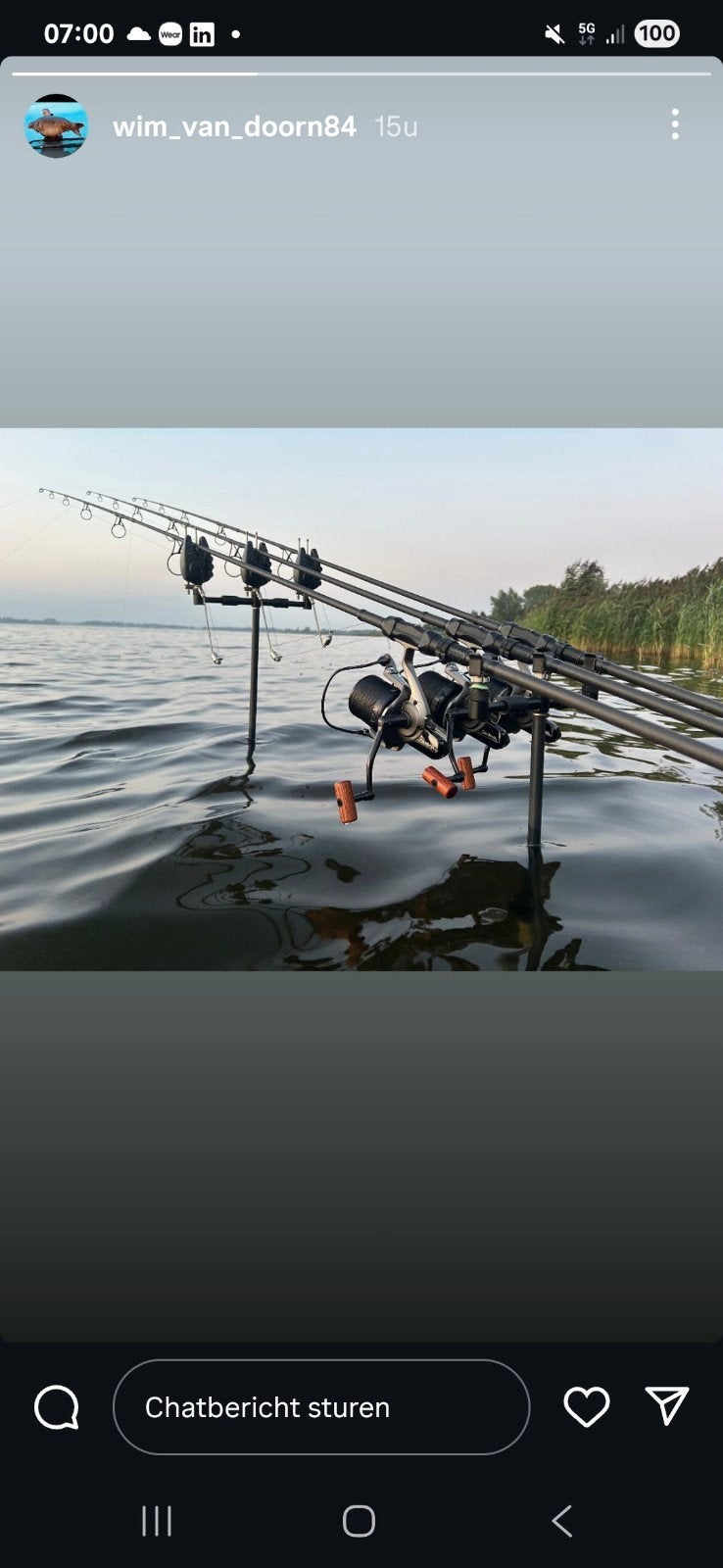 3 Kaizen green 10ft + holdall, Ophalen, Zo goed als nieuw, Werphengel