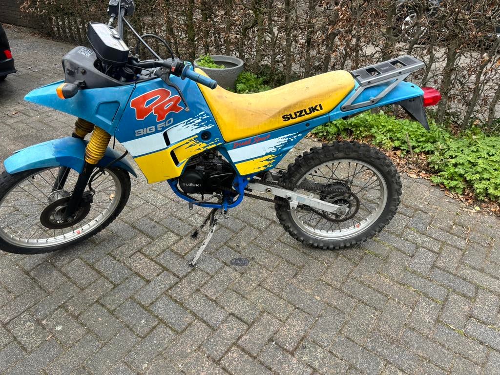 Suzuki DR Big50 Schakelbrommer, Fietsen en Brommers, Ophalen, Gebruikt, Suzuki, 4 versnellingen