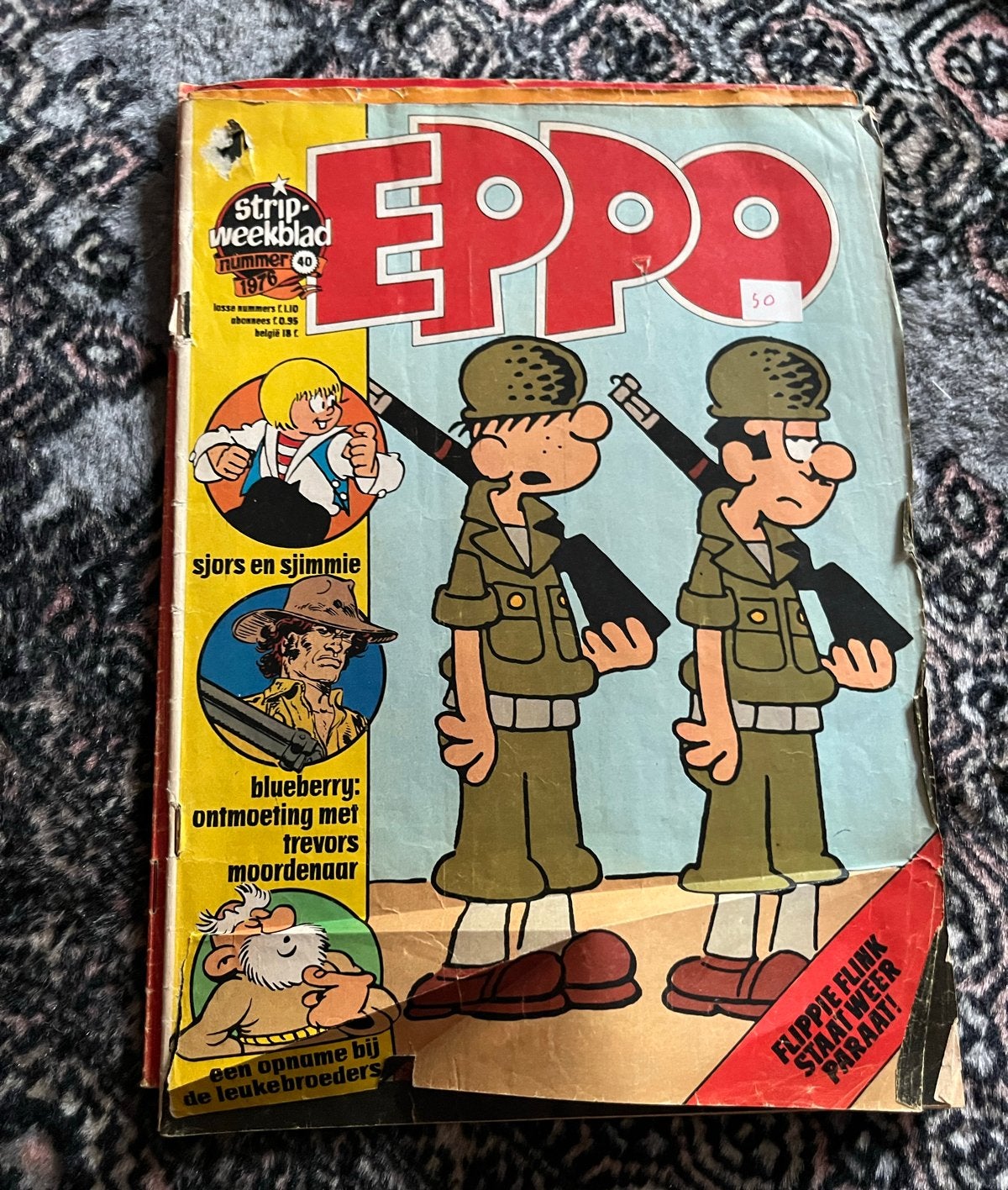 Eppo Stripweekblad Nummer 40 - 1976, Eén stripboek, Ophalen, Gelezen