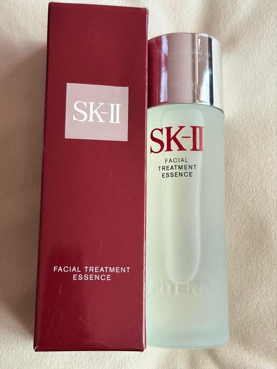 SK-II Facial Treatment Essence 75ml - Nieuw in doos, Ophalen of Verzenden, Nieuw, Gehele gezicht, Toebehoren