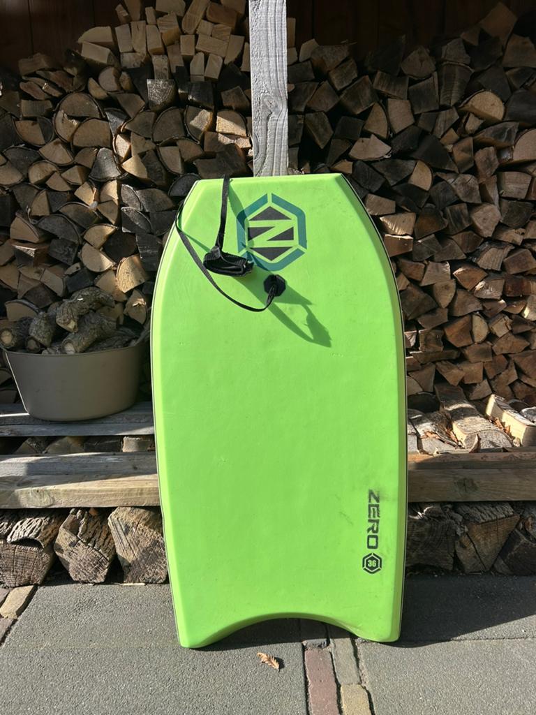 Surfboard / Bodyboard 90cm bij 49cm, kleur groen, merk Zero, Ophalen, Zo goed als nieuw, Jongen of Meisje