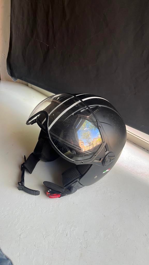 Vito jet helm zwart, Ophalen of Verzenden, Zo goed als nieuw, Large