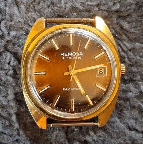 Vintage Remova Automatic horloge - Goudkleurig, Overige materialen, 1960 of later, Ophalen, Overige merken