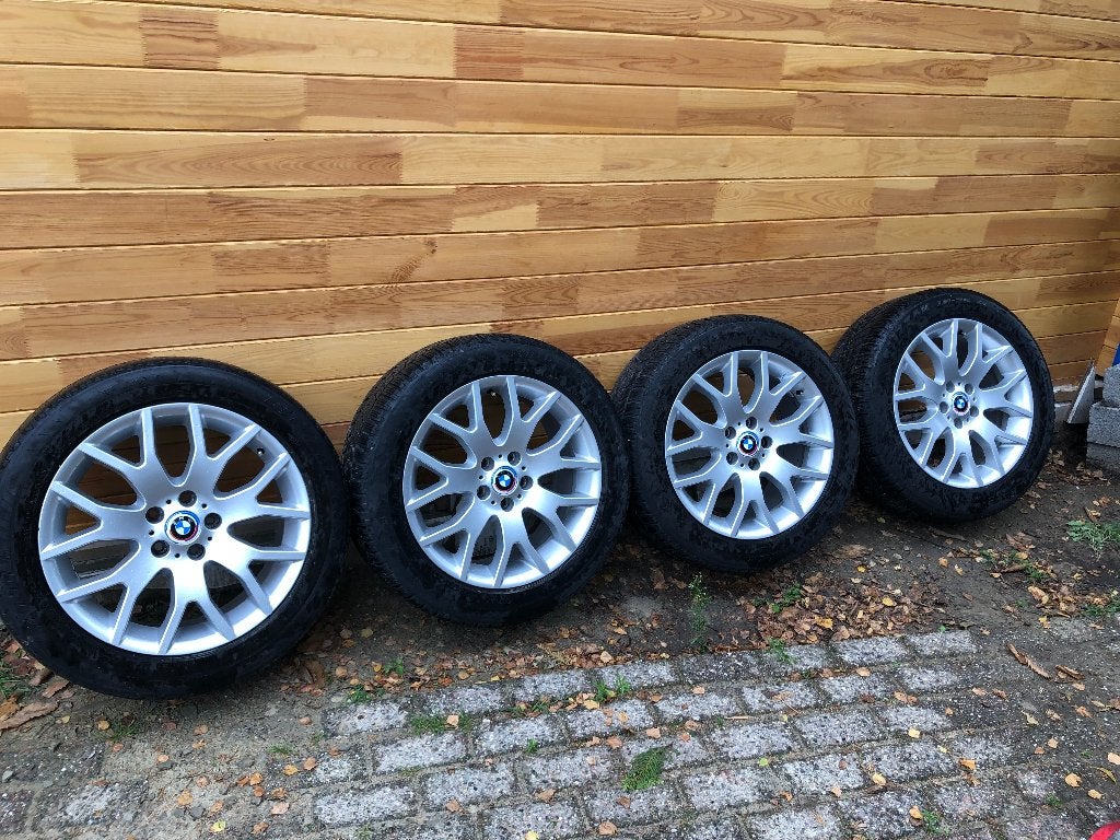 BMW velgen  ZONDER SCHADE  +  Gratis 4 BRIDGESTONE banden, 19 inch, 255 mm, Banden en Velgen, Winterbanden