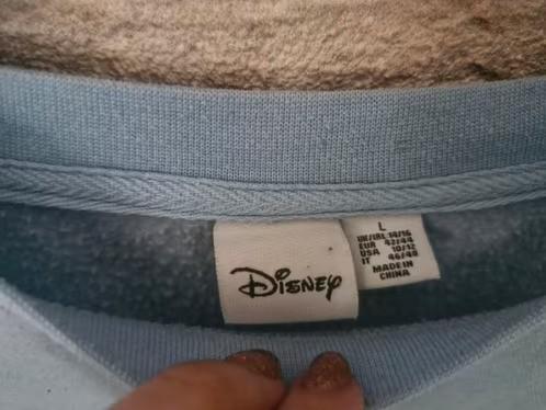 Lichtblauwe Mickey trui Maat L hh, Maat 38/40 (M), Onbekend, Ophalen of Verzenden, Zo goed als nieuw