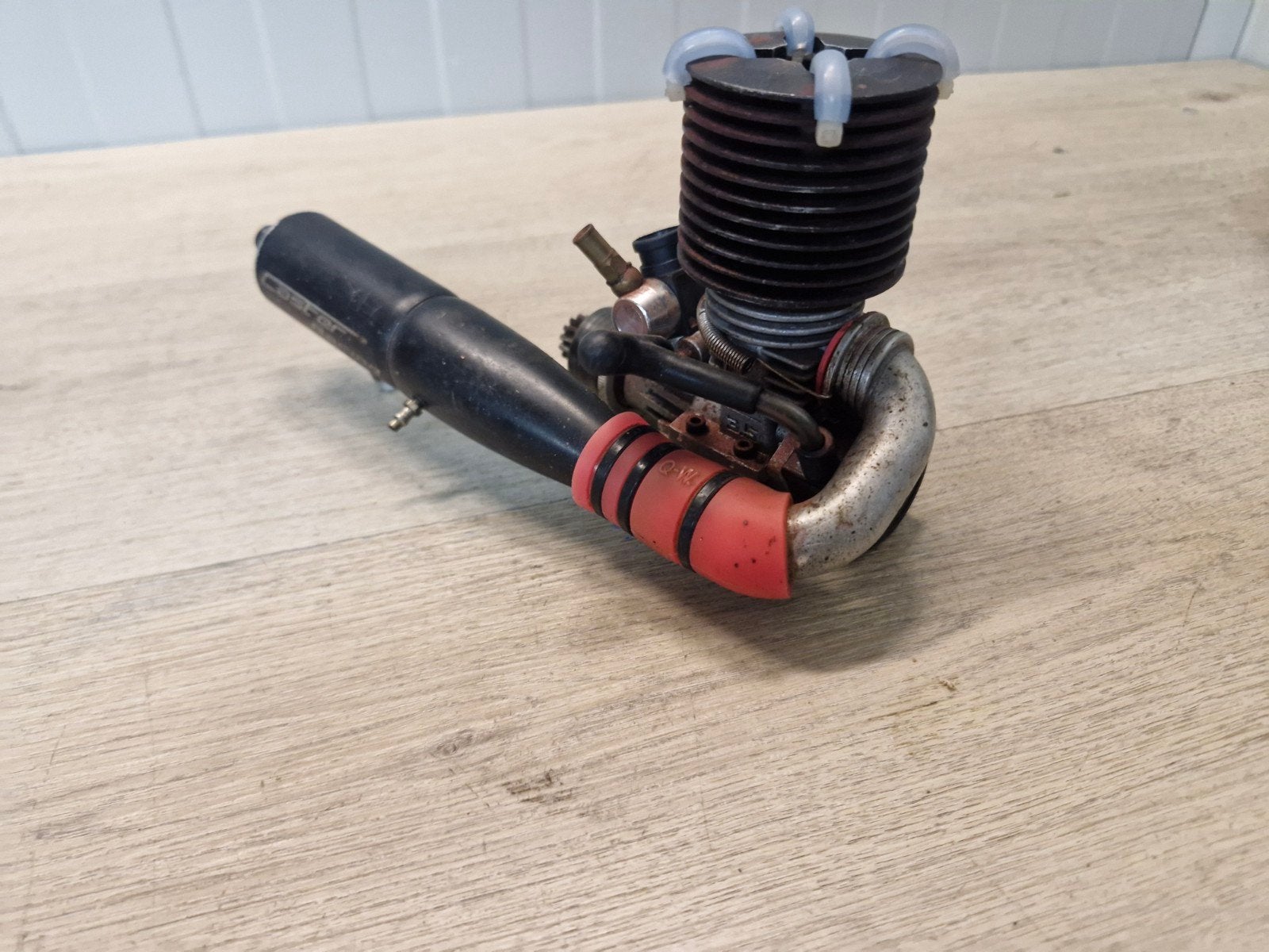 force 3.5 cc nitro motortje, Hobby en Vrije tijd, Ophalen of Verzenden, Zo goed als nieuw, Nitro