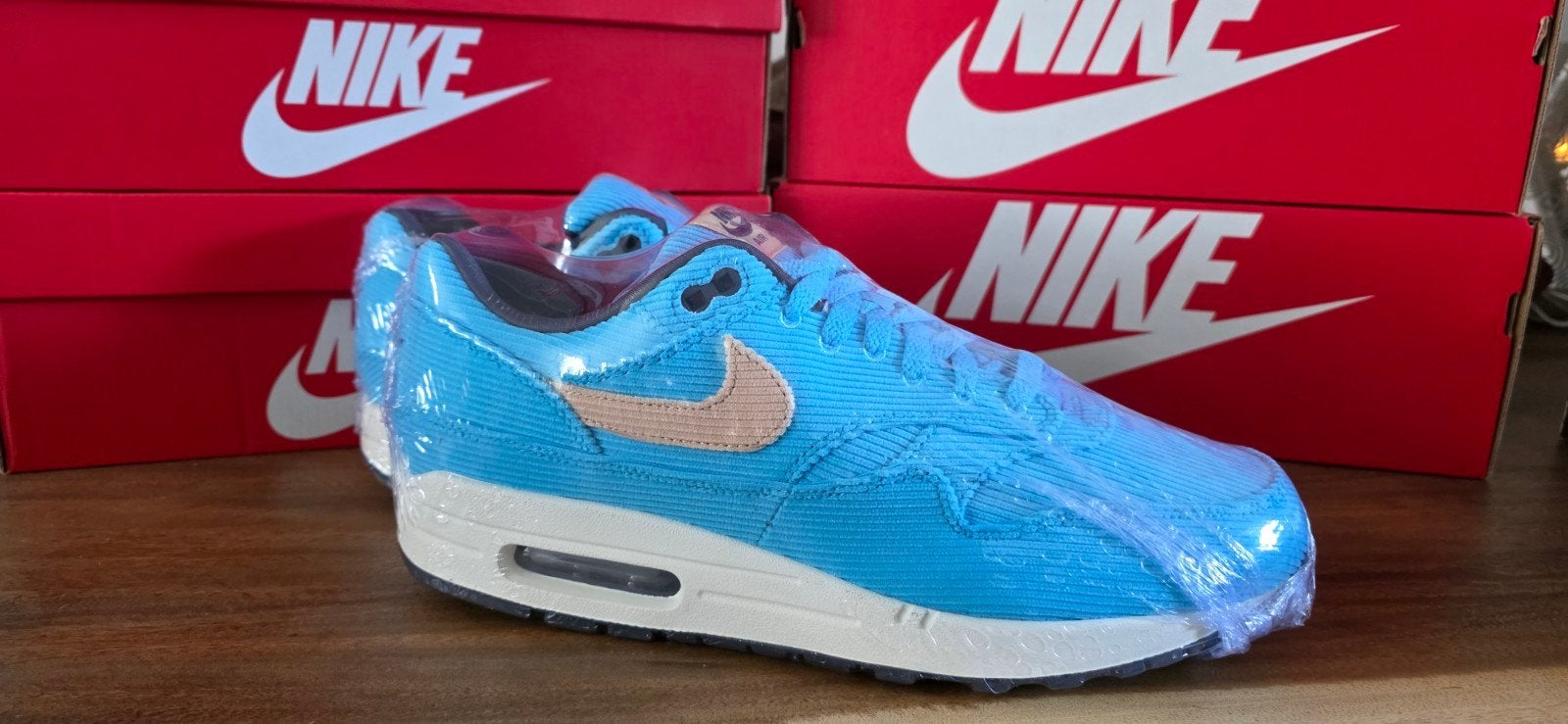 Nike Air Max 1 Corduroy Baltic Blue, Ophalen, Nike air max, Blauw, Nieuw