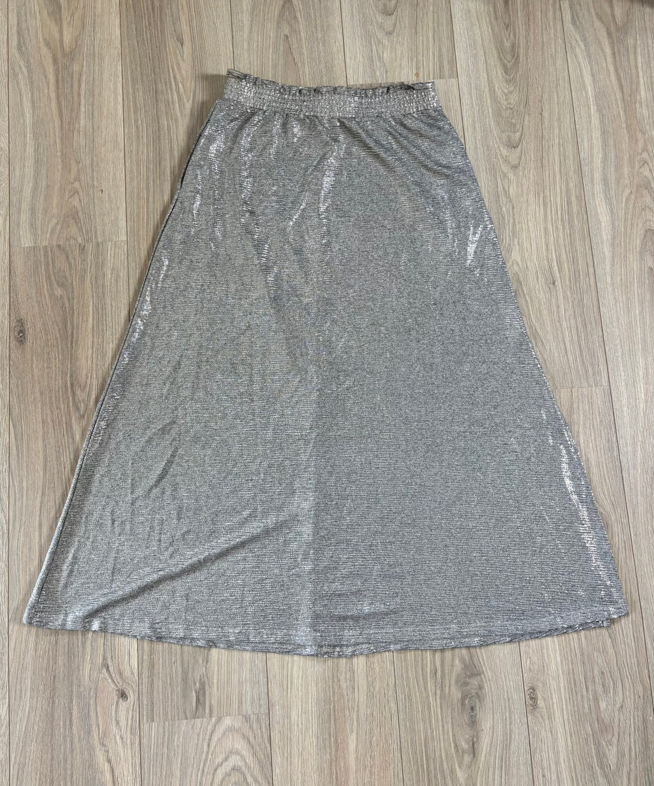 Zilvergrijze rok - shoeby - maat M, Kleding | Dames, Maat 38/40 (M), Ophalen of Verzenden, Zo goed als nieuw, Zilver