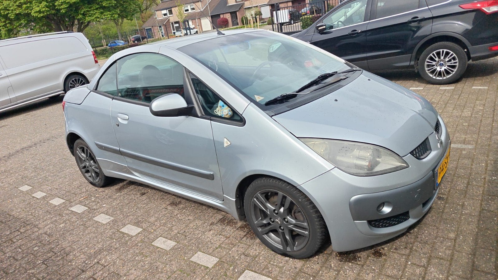 Mitsubishi Colt 1.5 Turbo CZC 2006 Grijs, Auto's, Voorwielaandrijving, 4 cilinders, Cabriolet, 4 stoelen