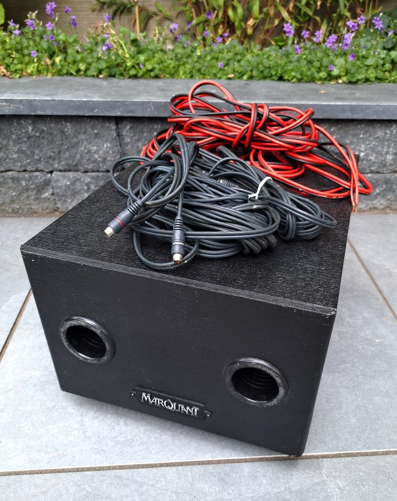 MARQUANT subwoofer, Audio, Tv en Foto, Overige merken, Gebruikt, Inclusief kabels, Ophalen of Verzenden