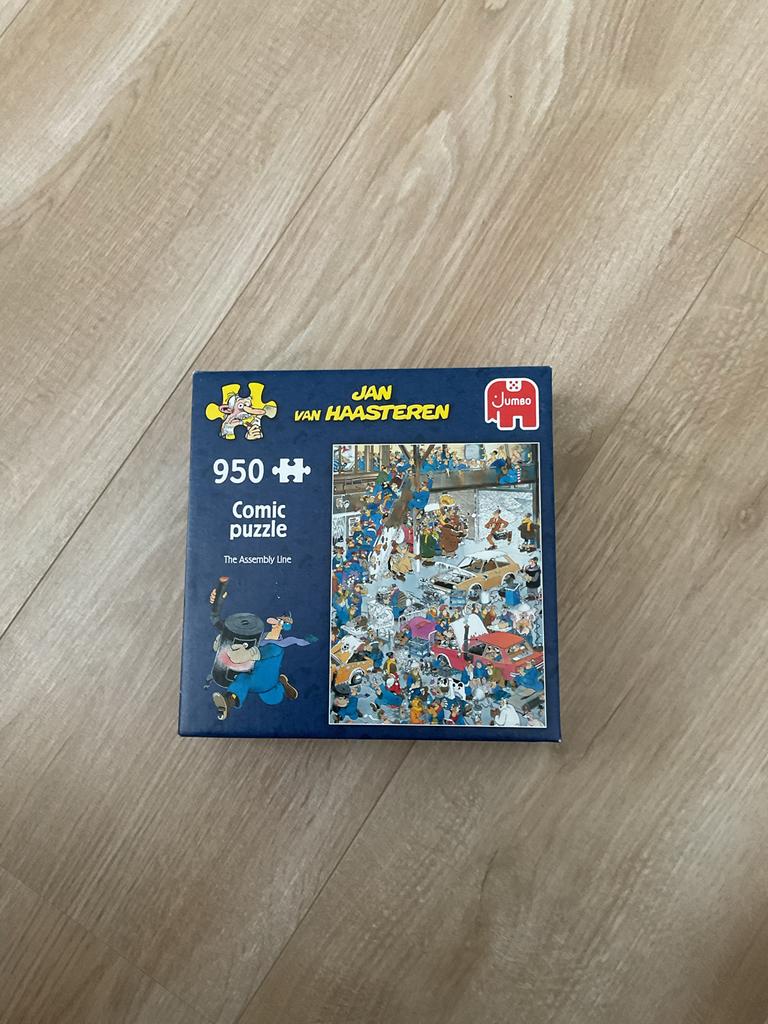 Jan van Haasteren - The Assembly Line - 950 stukjes, Ophalen, 500 t/m 1500 stukjes, Zo goed als nieuw, Legpuzzel