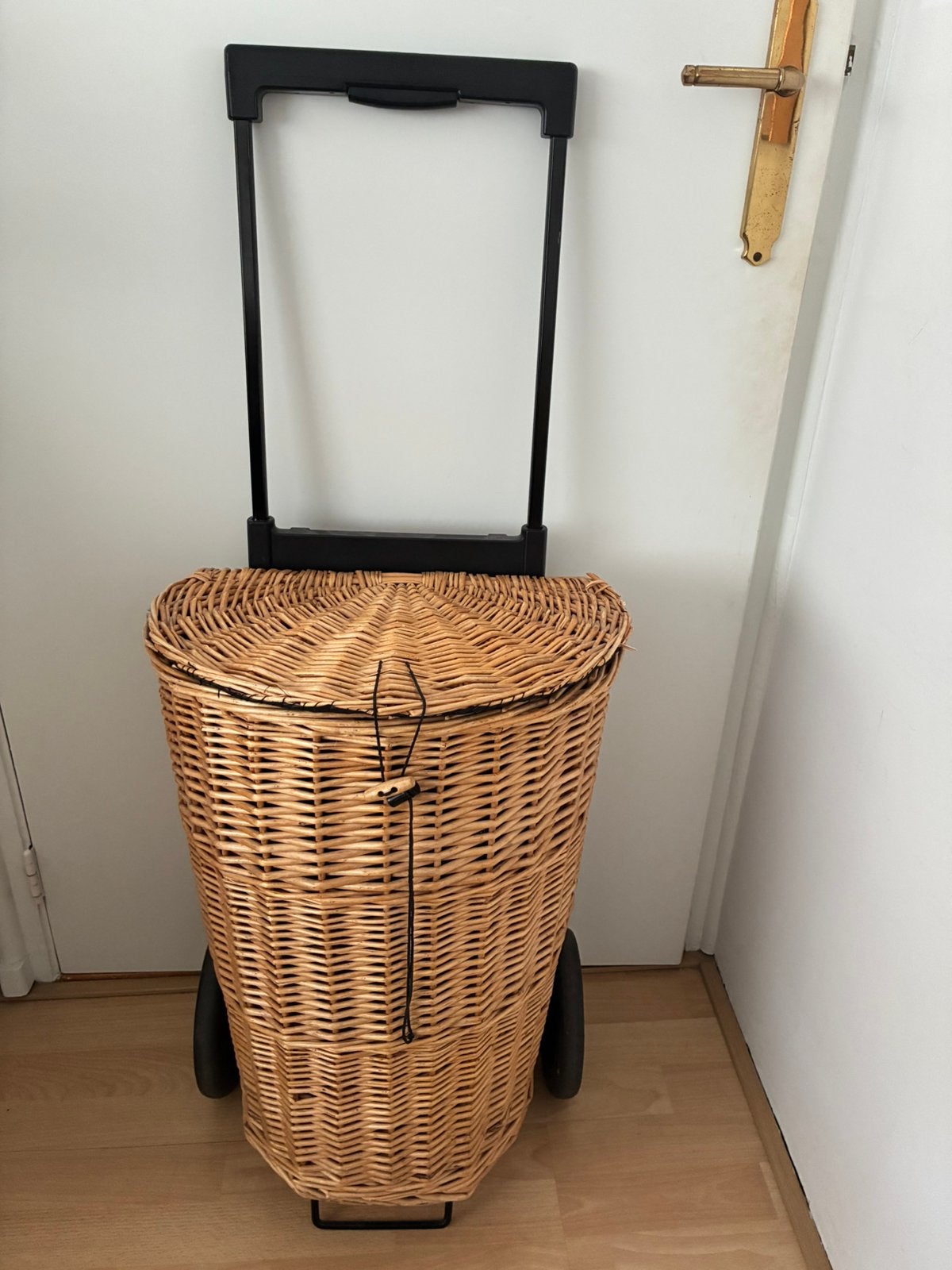 Boodschappen trolley riet merk secc  boodschappenwagen, Ophalen of Verzenden, Zo goed als nieuw, 30 cm of meer