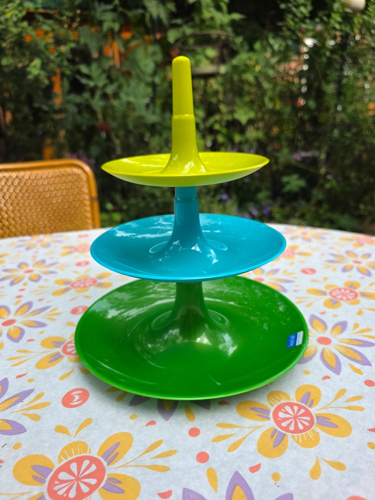 etagere van Koizol nooit gebruikt stapelbaar vintage, Etagère, Nieuw, Ophalen of Verzenden, Inklapbaar