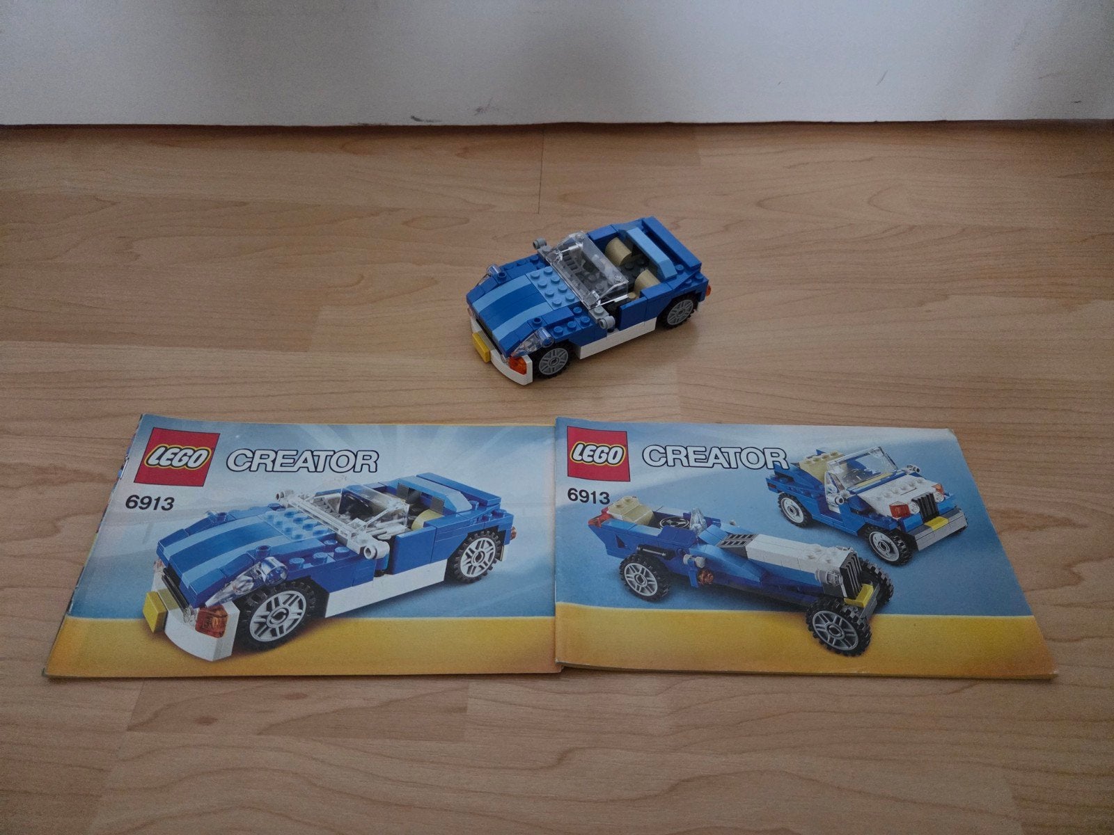Lego Creator 6913 Blauwe Sportwagen, Kinderen en Baby's, Lego, Inclusief instructies, Ophalen of Verzenden, Zo goed als nieuw
