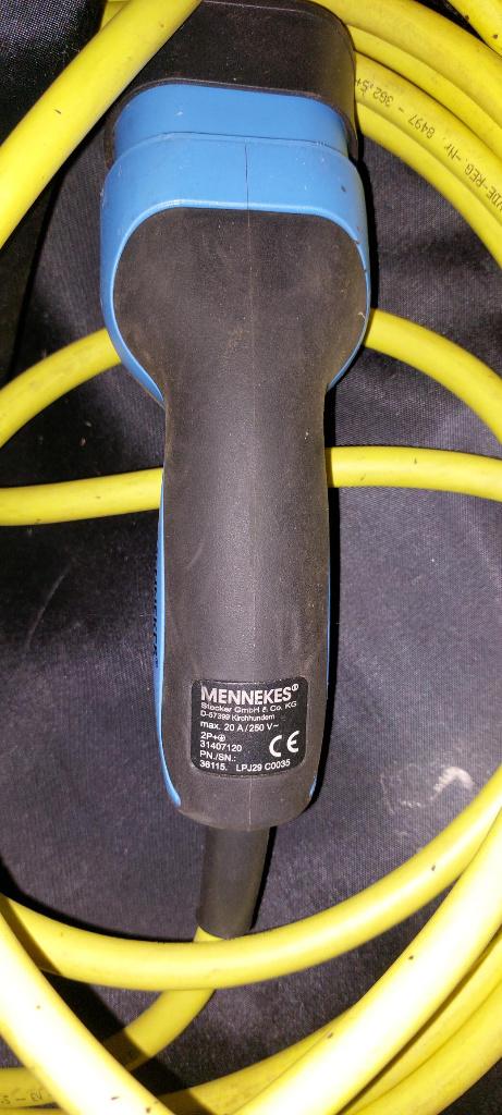 oplaadkabel V60 hybride Mennekes, Ophalen, Zo goed als nieuw, Laadkabel