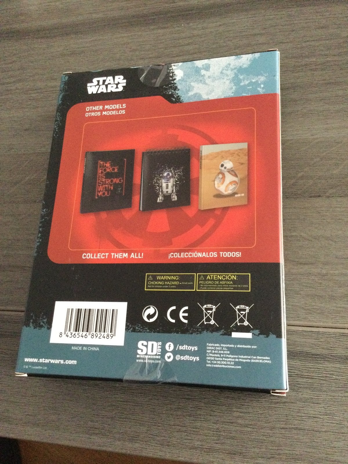 Star Wars notebook met geluid en licht, Ophalen of Verzenden, Nieuw, Gebruiksvoorwerp