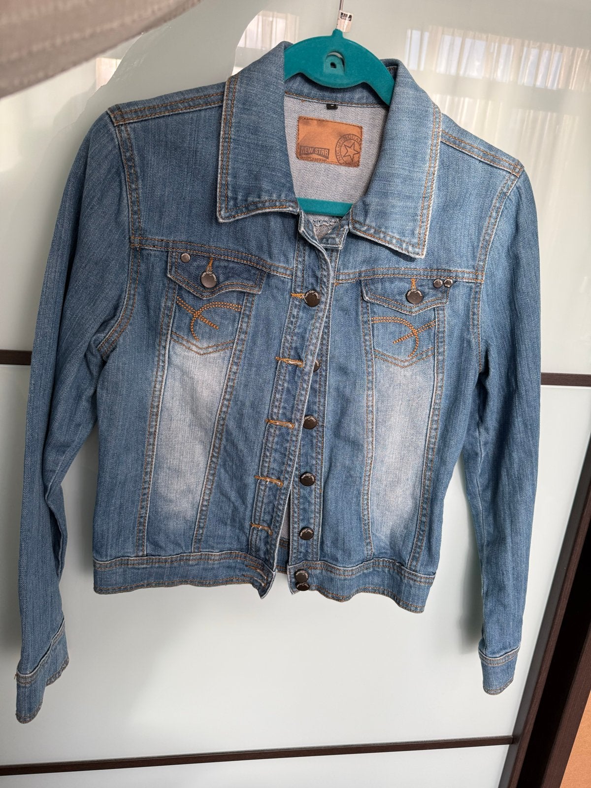 Spijkerjack jasje maat S, Kleding | Dames, Ophalen of Verzenden, Zo goed als nieuw, Maat 36 (S), Blauw