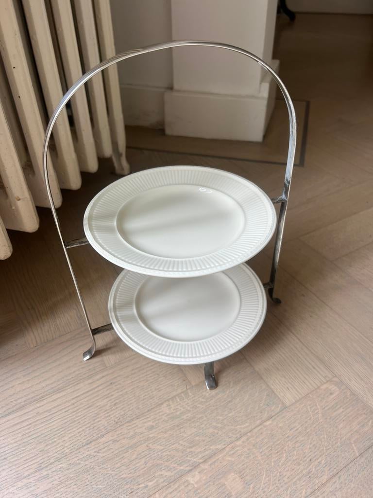 Antieke etagere EPNS  1900 Engeland verzilverd, Antiek en Kunst, Antiek | Bestek, Ophalen