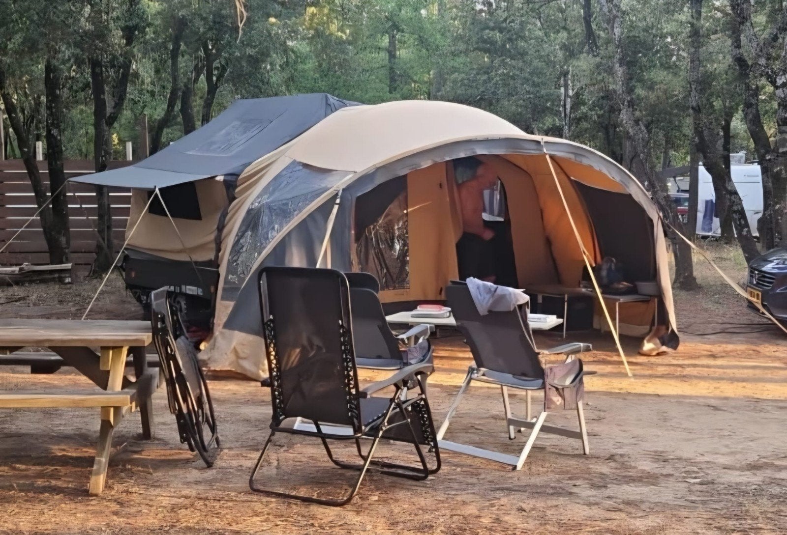 Vouwwagen Cabanon Malawi 2.0 Bouwjaar  2020, Ophalen, Gebruikt, Tot en met 2