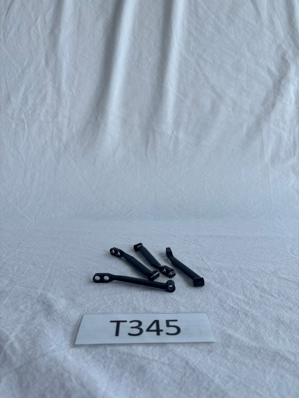 Lego Technic wishbone ophangarm zwart - 4st - T345, Lego, Lego, Lego, Ophalen of Verzenden
