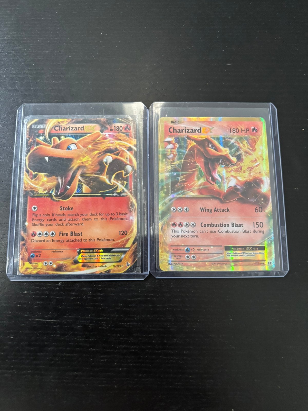 Pokémon Kaarten EX Charizard, Hobby en Vrije tijd, Verzamelkaartspellen | Pokémon, Ophalen of Verzenden, Zo goed als nieuw, Meerdere kaarten
