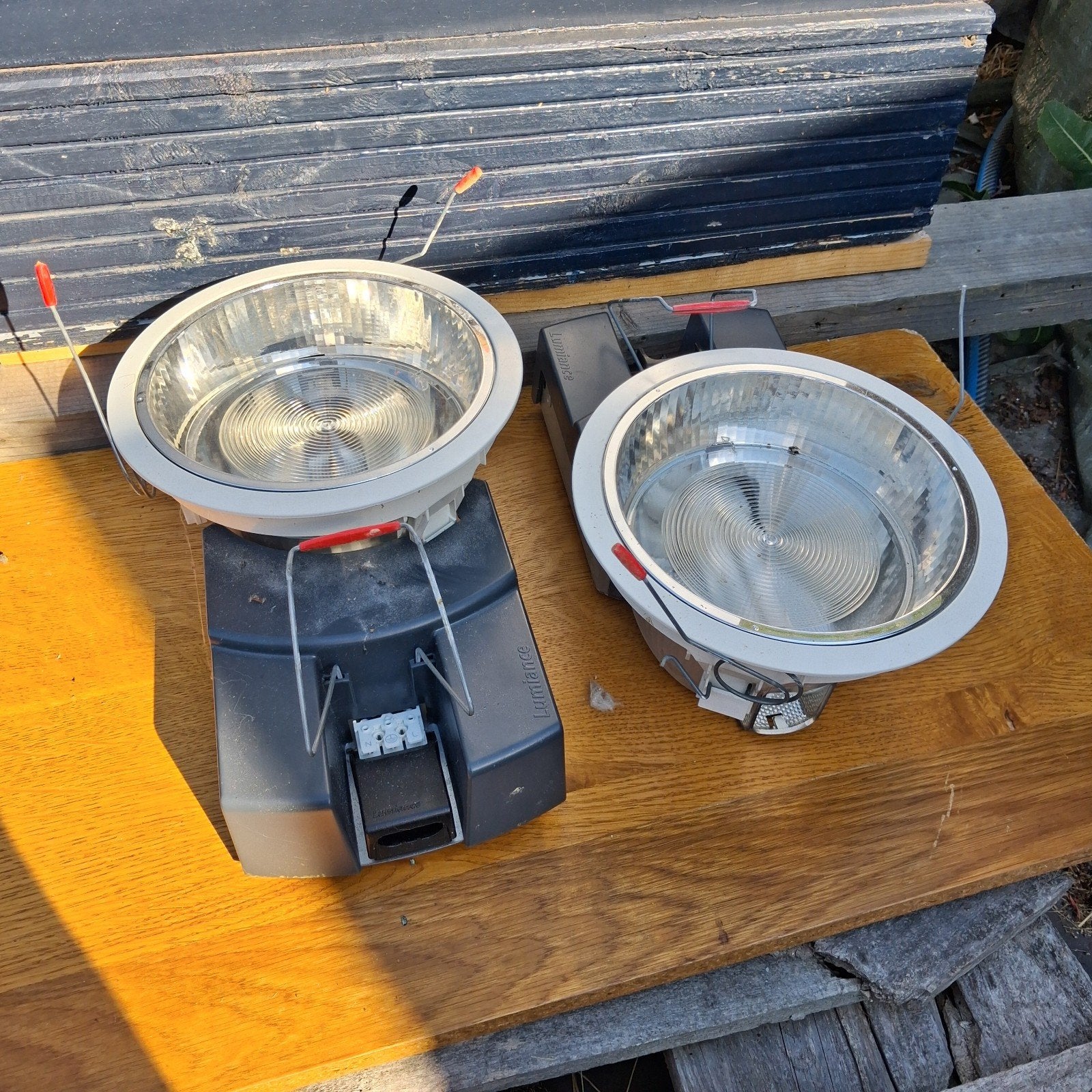 Lumiance inbouw kantoorlamp, Ophalen, Gebruikt, Overige merken, Metaal