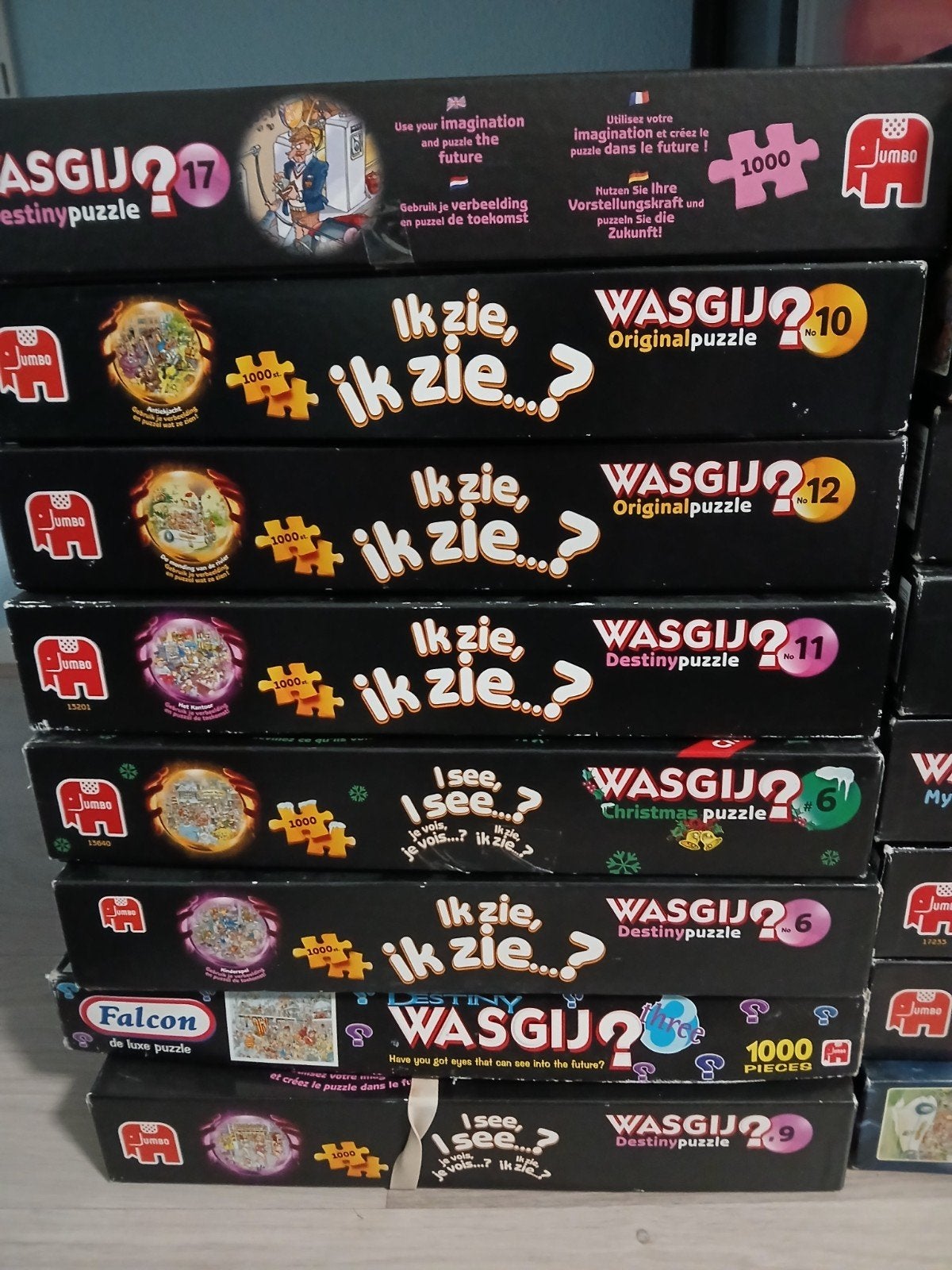 wasgij puzzels, Ophalen, 500 t/m 1500 stukjes, Gebruikt
